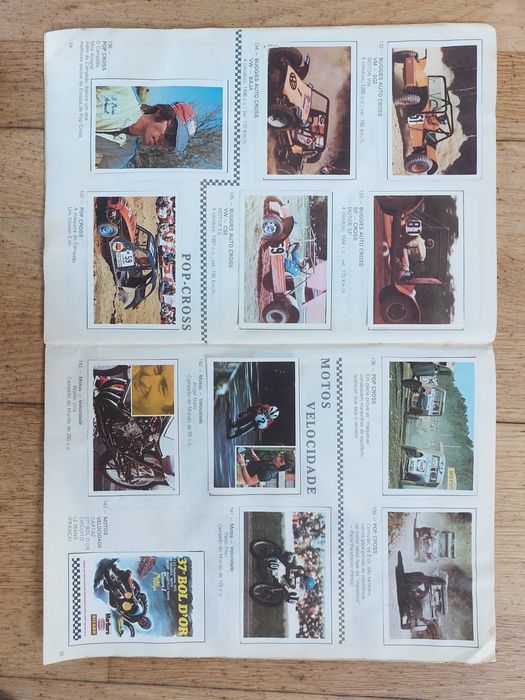 Caderneta de cromos velocidade & espectáculo - Completa