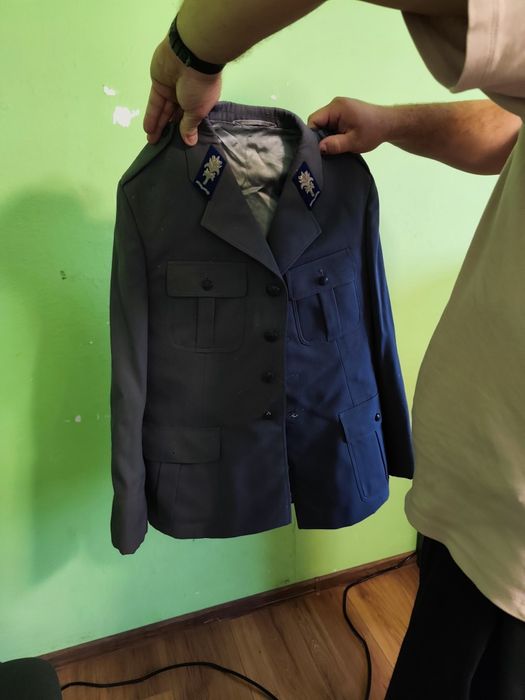 Mundur Milicji Obywatelskiej MO PRL – oryginał, stan idealny, komplet