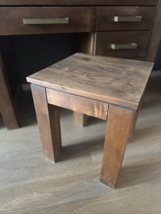 Biurko toaletka z litego drewna