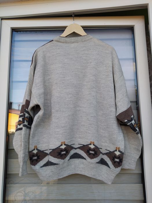 Sweter vintage kononowicz wełna