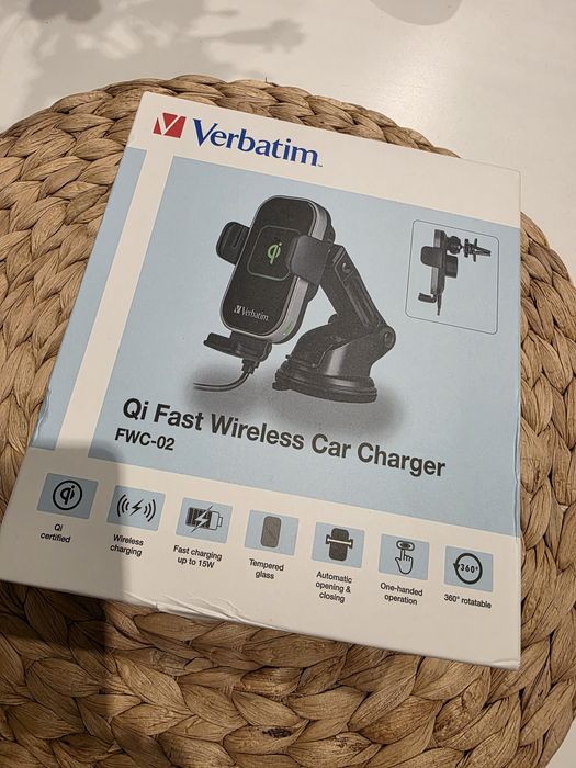 Uchwyt ładowarka indukcja Verbatim FWC-02