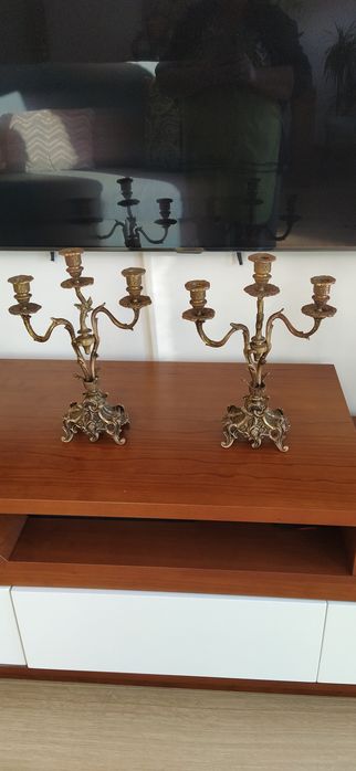 Vendo castiçais em bronze