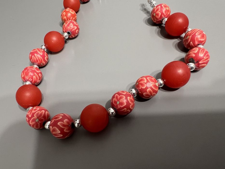 Okazja! Czerwone Korale naszyjnik