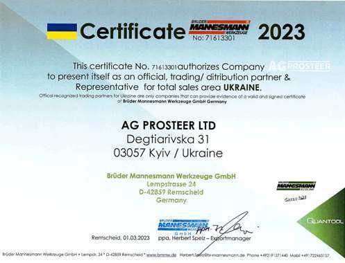Німецький Набір шестигранних ключів шестигранників Mannesmann M18139