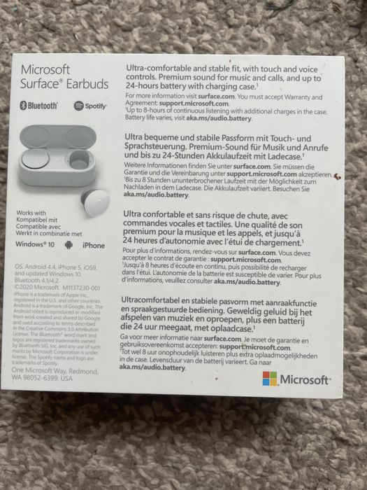 Sluchawki microsoft douszne uszkodzone