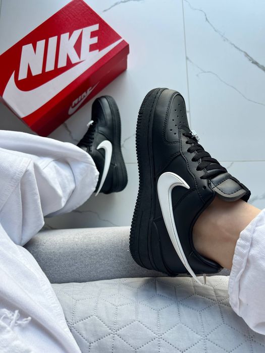 Кросівки Nike Air Force Ambush Black White • Чорні • Нові