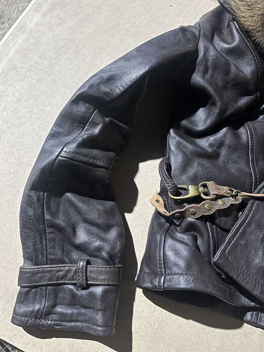 Кожанка с мехом