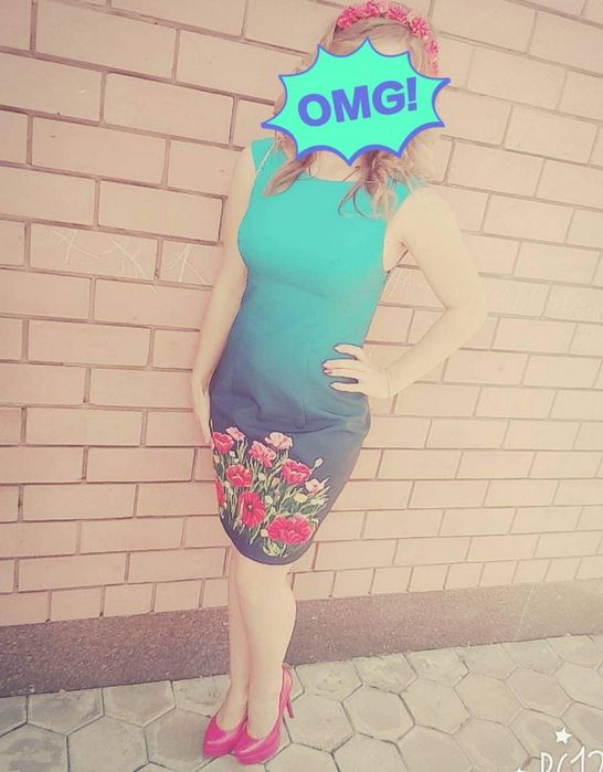 Вишите плаття, ручна робота S. Дуже гарне.