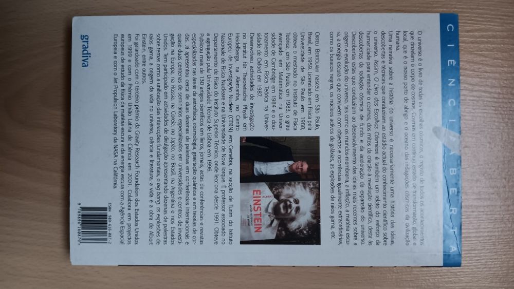 Orfeu Bertolami, O Livro das Escolhas Cósmicas