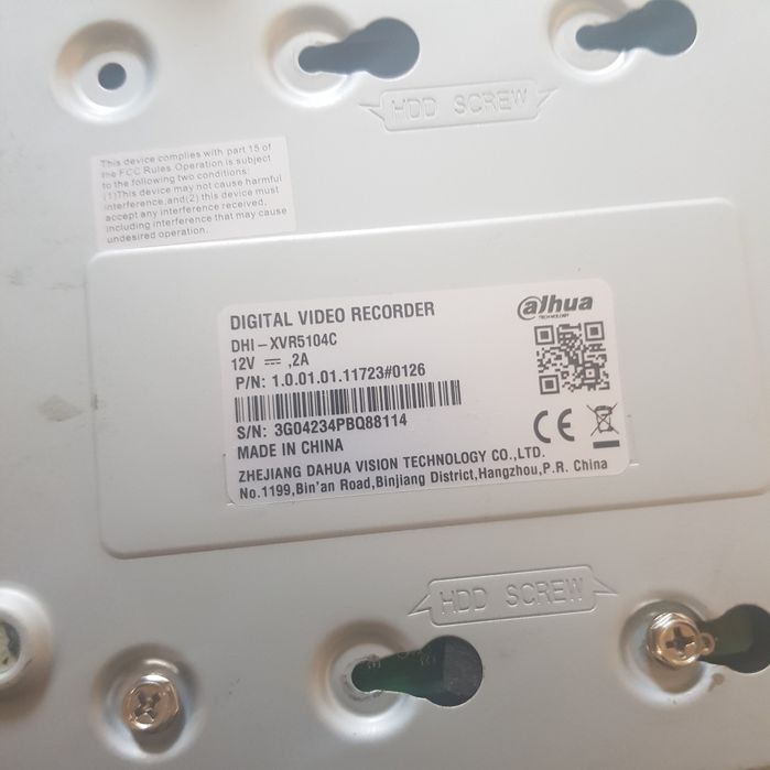 Rejestrator Dahua + switch PoE