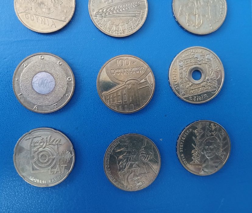 12 monety 2 zł okolicznościowe Gdynia Kuter 2000 lat Ułan Poniatowski