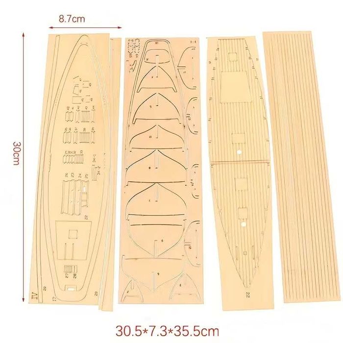 1:87 Модель вітрильника Benjamin  Smooth Sailing