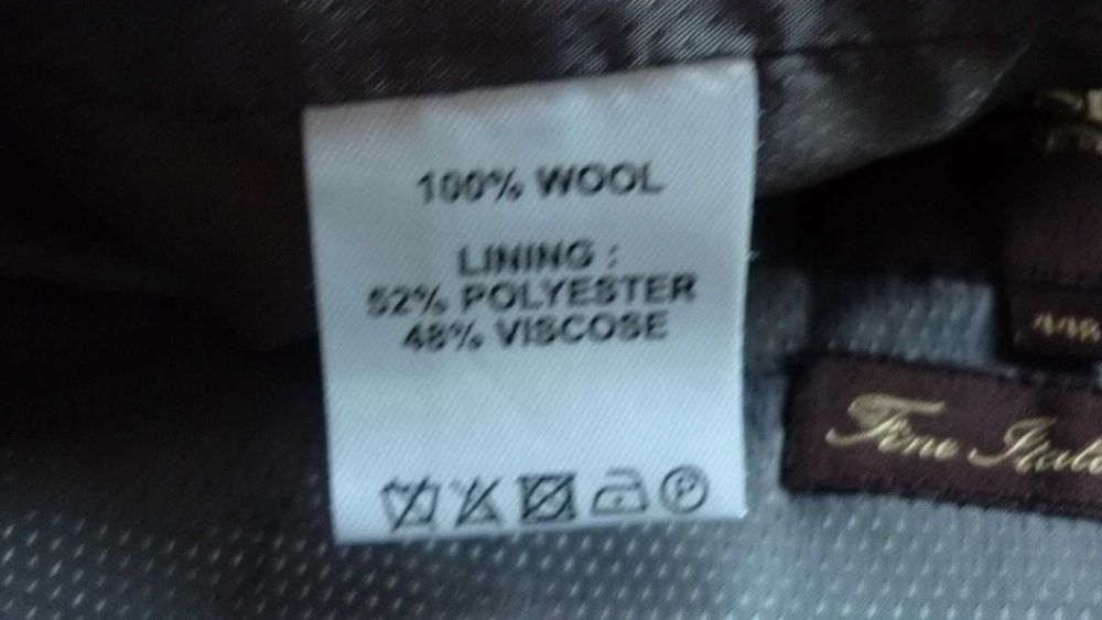 Corsivo- męska wełniana elegancka kamizelka  r; 44