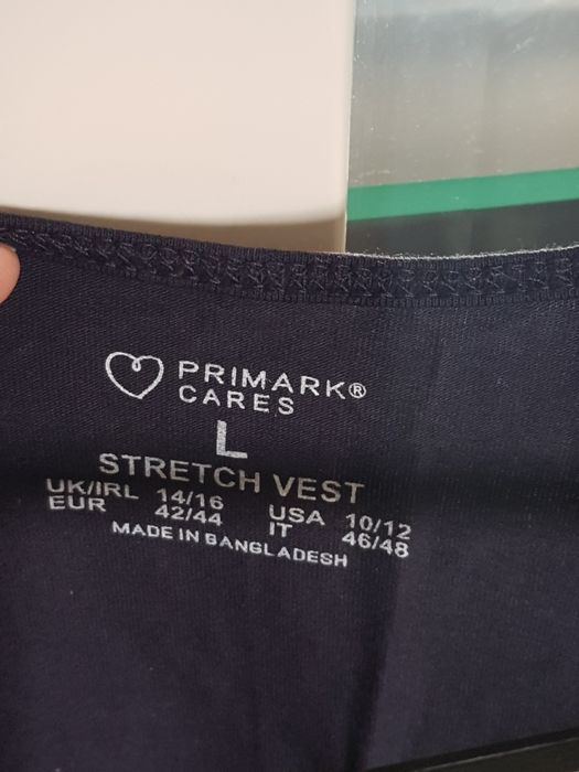 Conjunto de 3 camisolas tops sem mangas Primark NOVAS