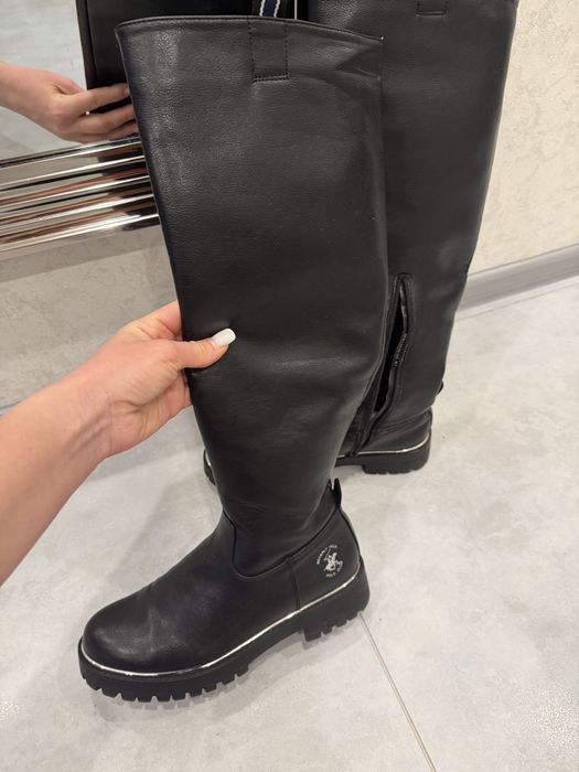 Ботфорти високі чорні