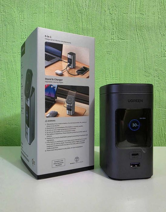 UGREEN 145W Power Bank 20000mAh Qi2 — PB771 потужний павербанк для ноутбука і смартфона