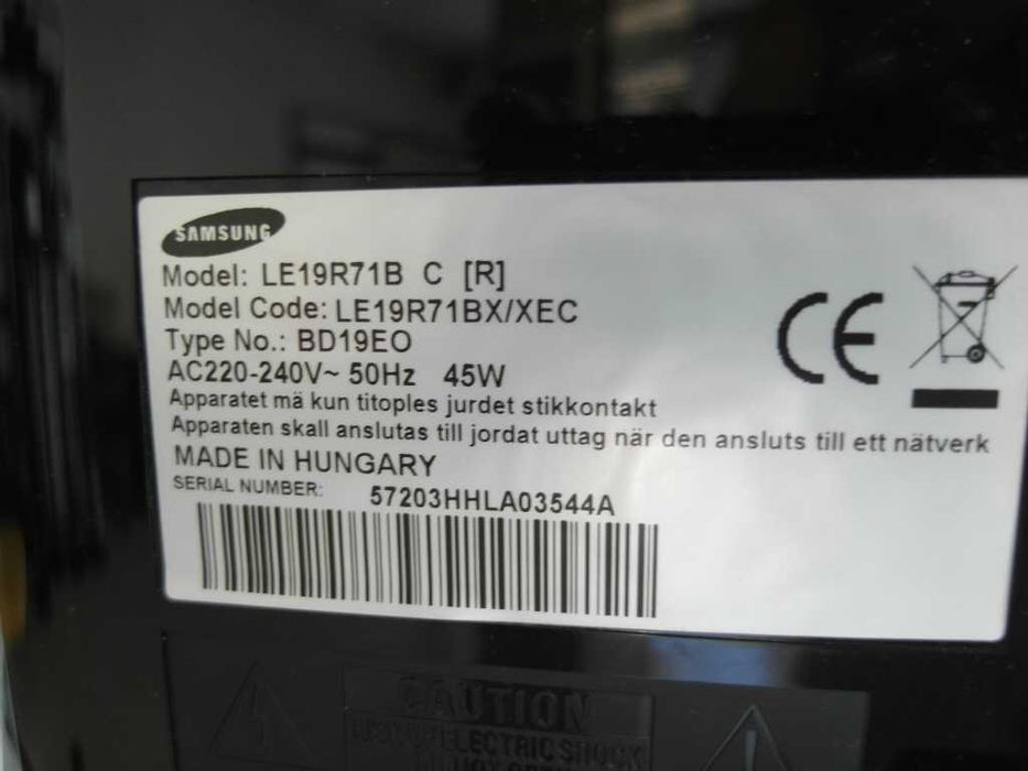 LCD Samsung 19" impecável