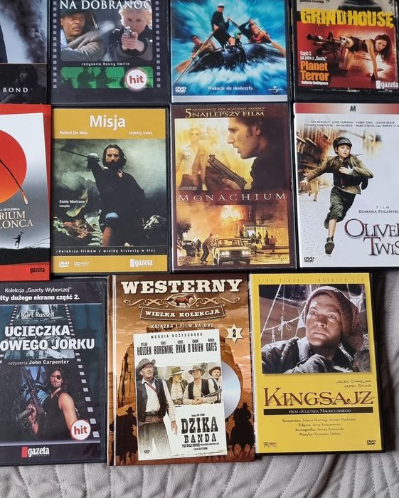 Filmy DVD zestaw do wyboru