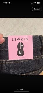 Jeansy wide leg Lewkin NOWE