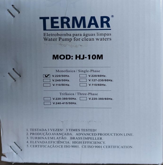 Eletrobombas de água