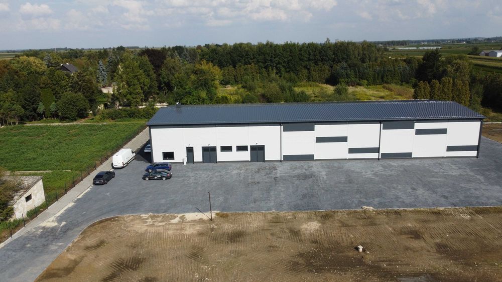 Hala magazynowa ocieplana 1331 m2 22x60,5x7,4