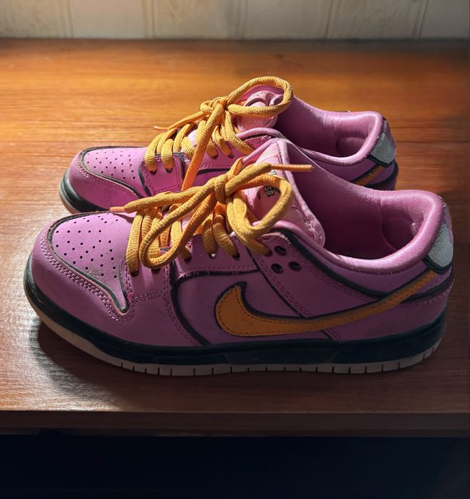 Жіночі кросівки Nike SB Dunk Low x Powerpuff Girls Pink Orange Black