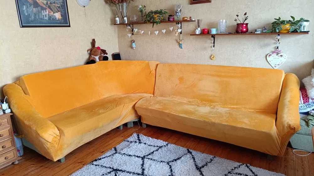 Duży pokrowiec na Kanapę, Sofę 3 Os. Elastyczny