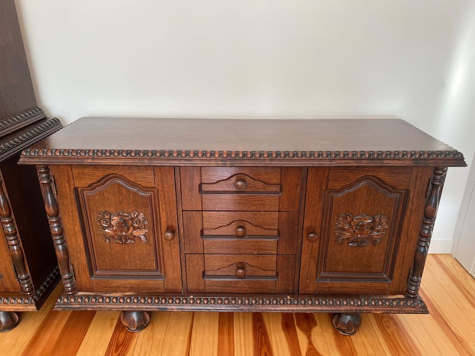 Zestaw Mebli komoda i witryna