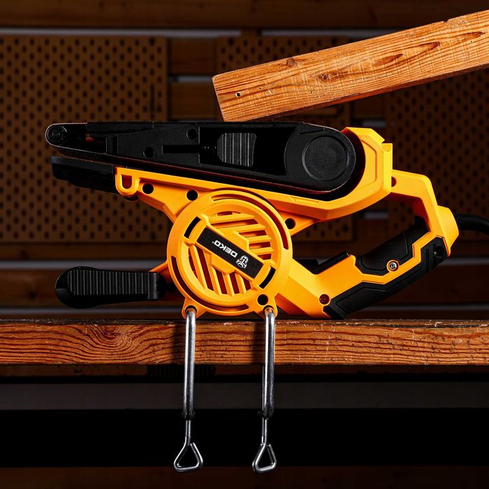 Szlifierka Taśmowa Sieciowa Do Drewna 1010W Czyszczarka Taśmówka Deko