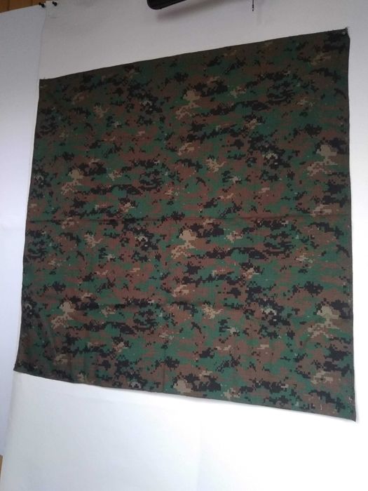 Тканина відріз  квадрат 74 см х 74 см камуфляж Marpat рипстоп
