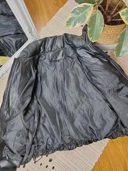 Курточка дутик из экокожи кожзам как ZARA