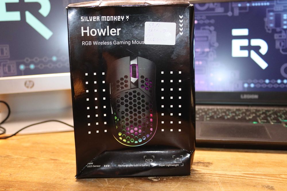 Myszka bezprzewodowa Silver Monkey Howler sensor optyczny (5312)