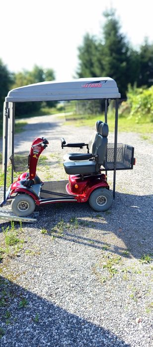 Wózek skutek inwalidzki elektryczny