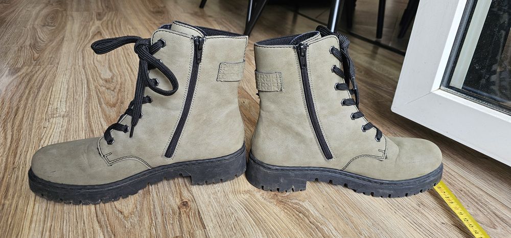 Rieker damskie botki skórzane rozmiar 39 wkładka 25,5cm używane