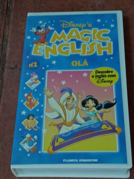 32 Cacetes coleção Magic English da Disney- Originais
