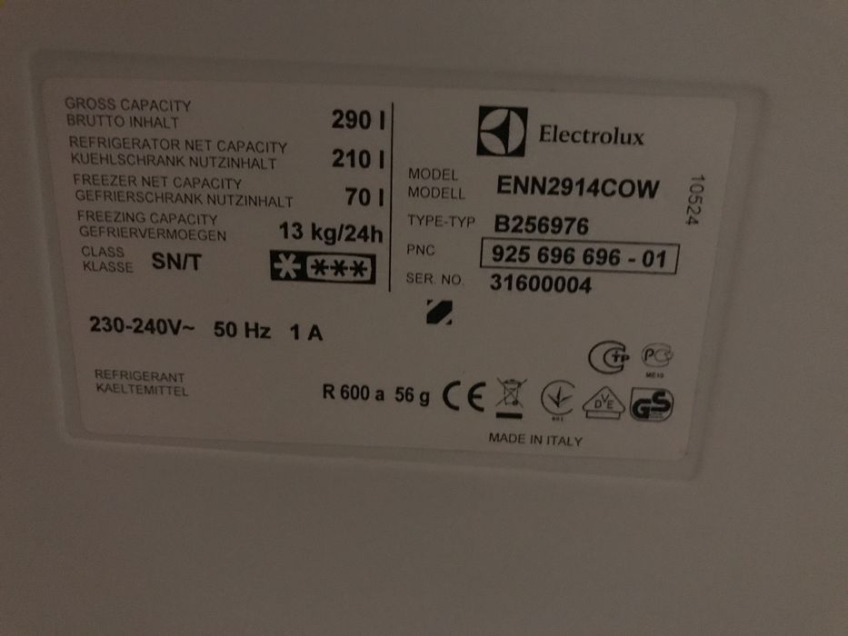 Wyposażenie Lodówko-zamrażarki elektrolux półki szklane