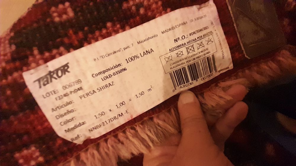 Tapete persa em muito bom estado