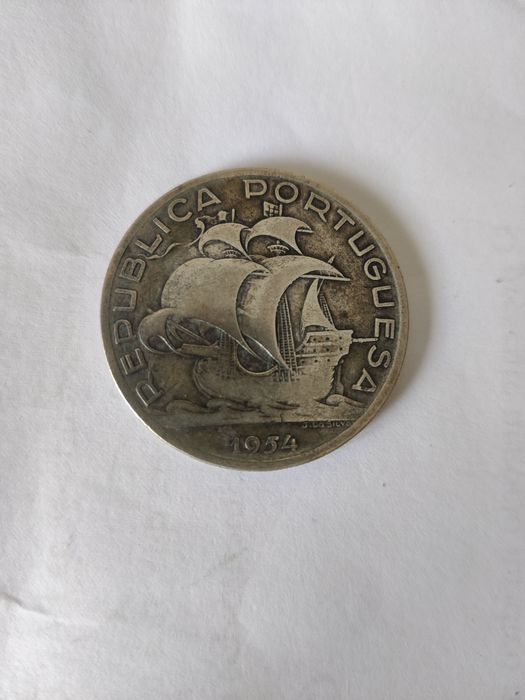 Moeda 10 escudos 1954