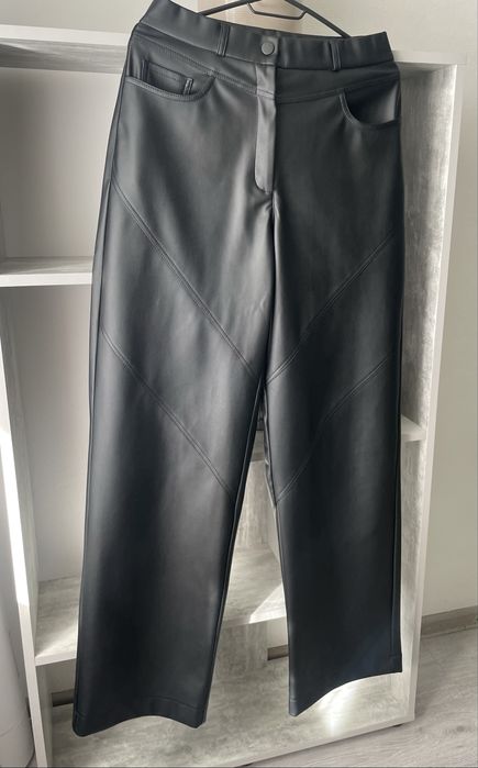 Штани VLORIA екошкіра з відстрочками