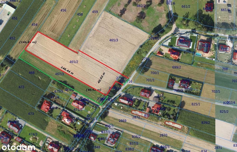 Wyjątkowa działka inwestycyjna 58 arów, Pełne media Cholerzyn / Zalew