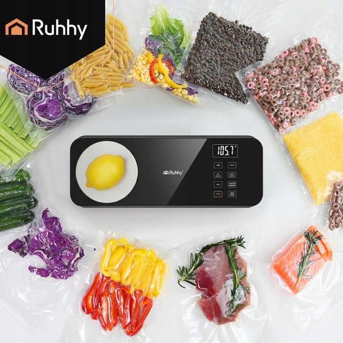 Zgrzewarka Próżniowa do Żywności z Wagą Pakowarka do Jedzenia + Folia