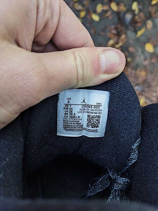 Чоловічі кросівки Nike Jordan 3 "Black Cat Luxe" Розміри 40-45