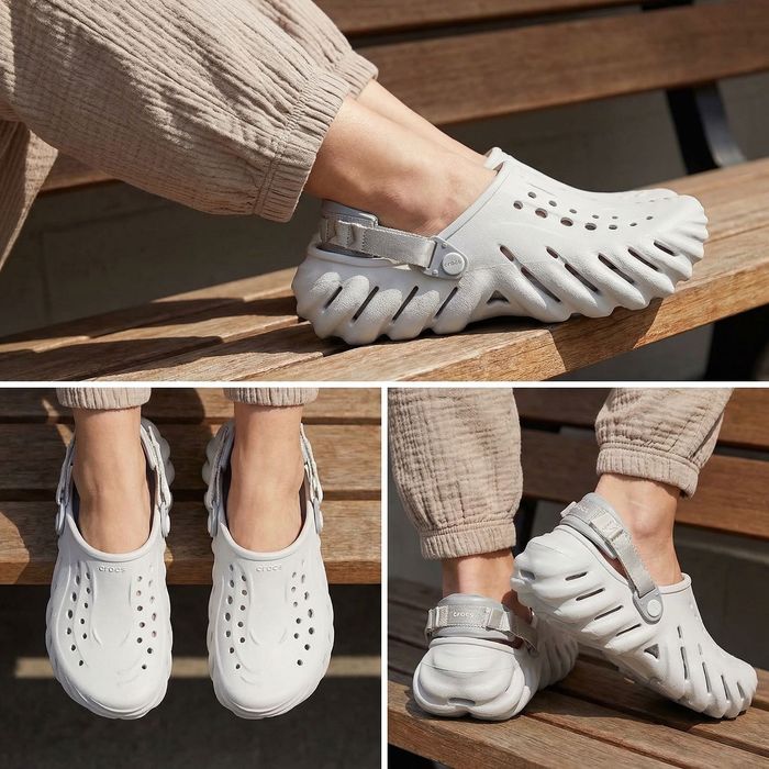 Оригинал! Кроксы Crocs Echo Clog Pink 36-43