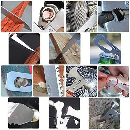 MULTITOOL Scyzoryk nóż Młotek Siekiera Młotek ratowniczy piła MUL2.