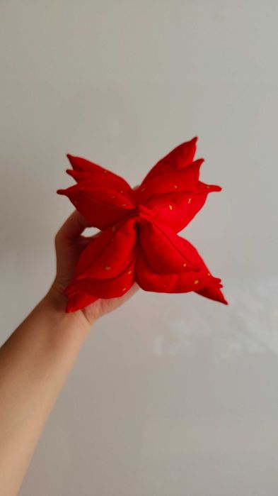 Choinka z materiału szyta ręcznie ozdoba świąteczna handmade