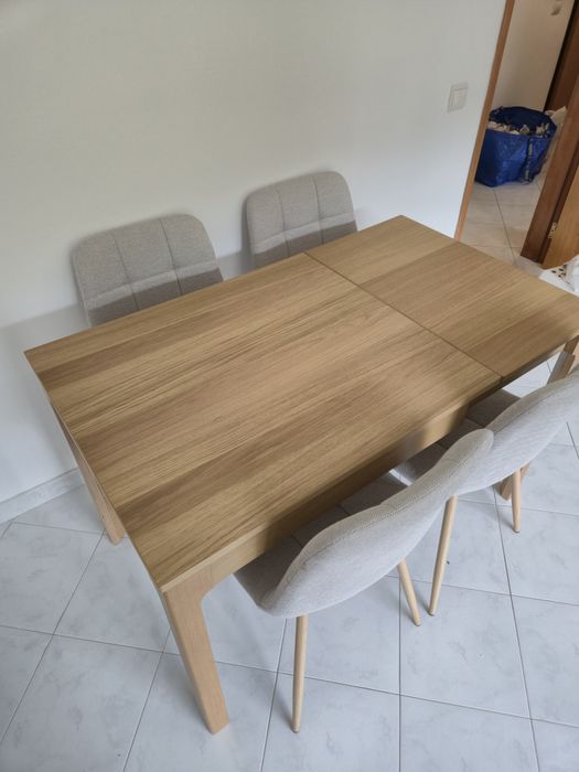 Mesa extensível IKEA 120(80)x70 Ekedalen