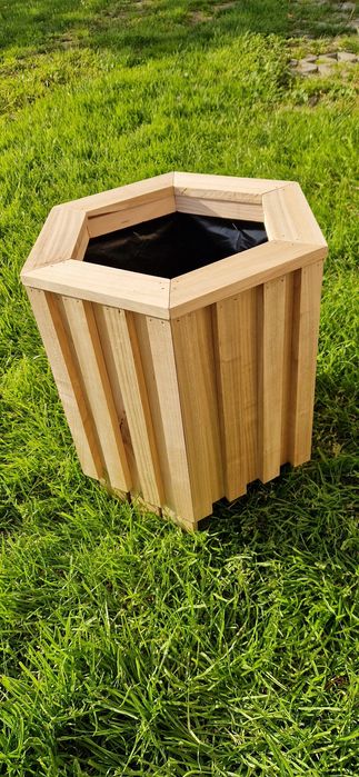 Donice drewniane doniczki