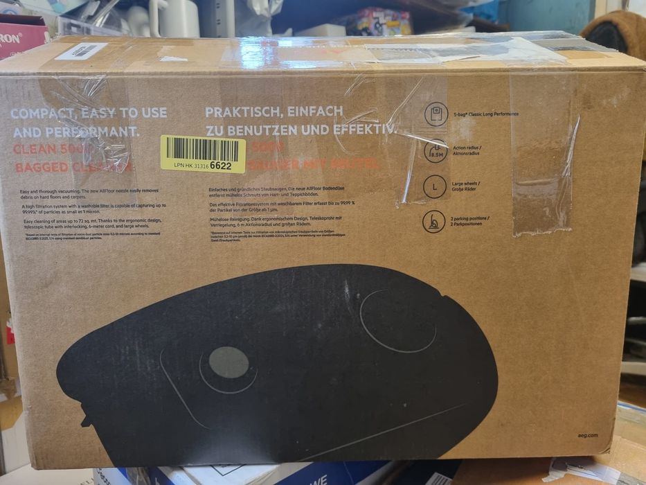 AEG Clean 5000 AB51C1SW odkurzacz workowy