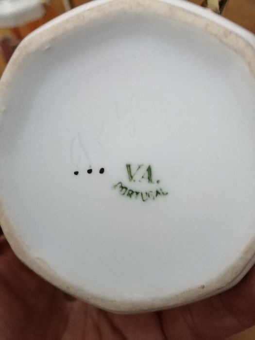 Serviço de café antigo da Vista Alegre de 1920