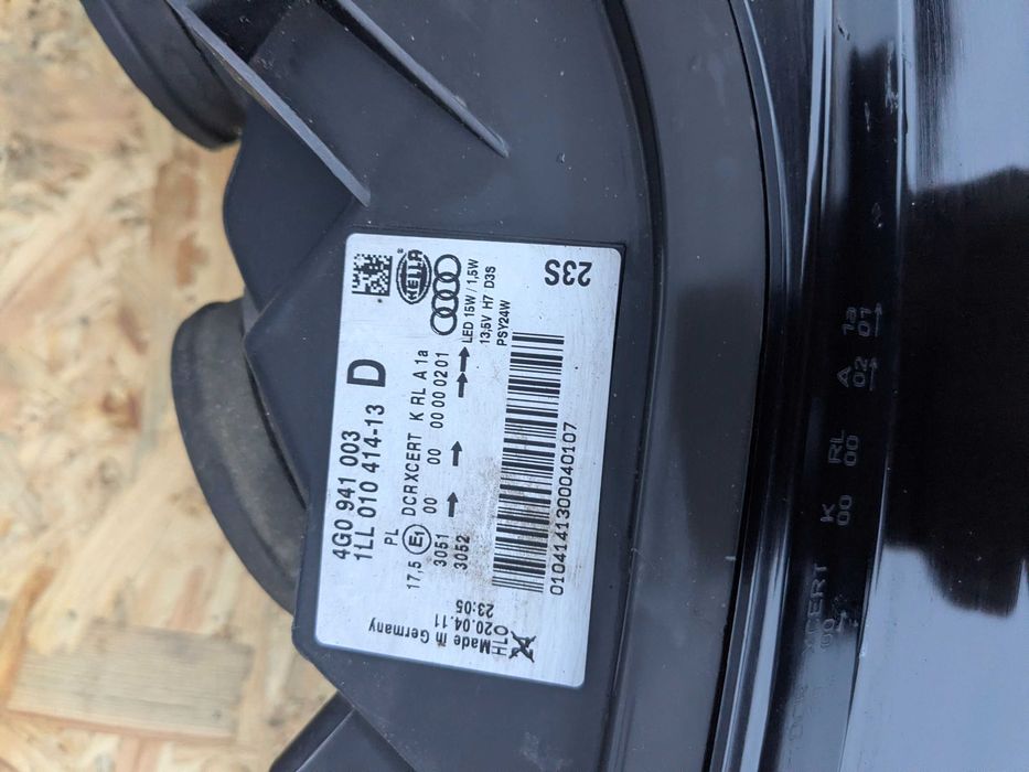 Фари Audi A6 C7 S-line Ауді А6 Ц7 Фара Xenon Led
